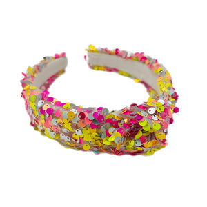 Summer Days Sequin Knotted Headband