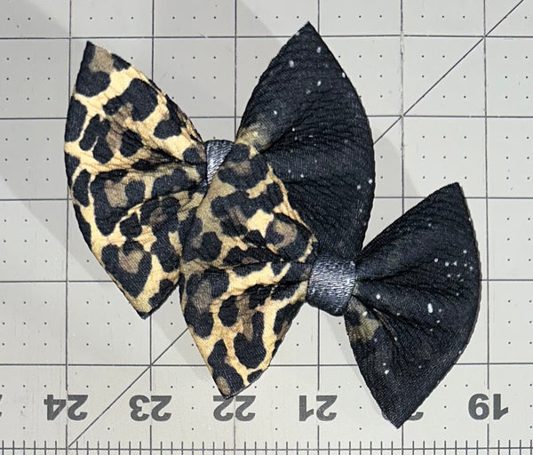 Glitter Leopard Ombre