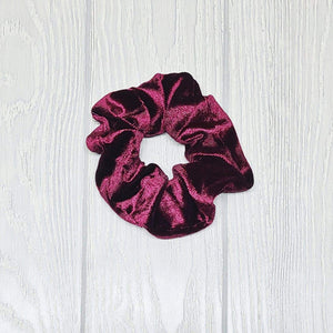 Mulberry Velvet Scrunchies