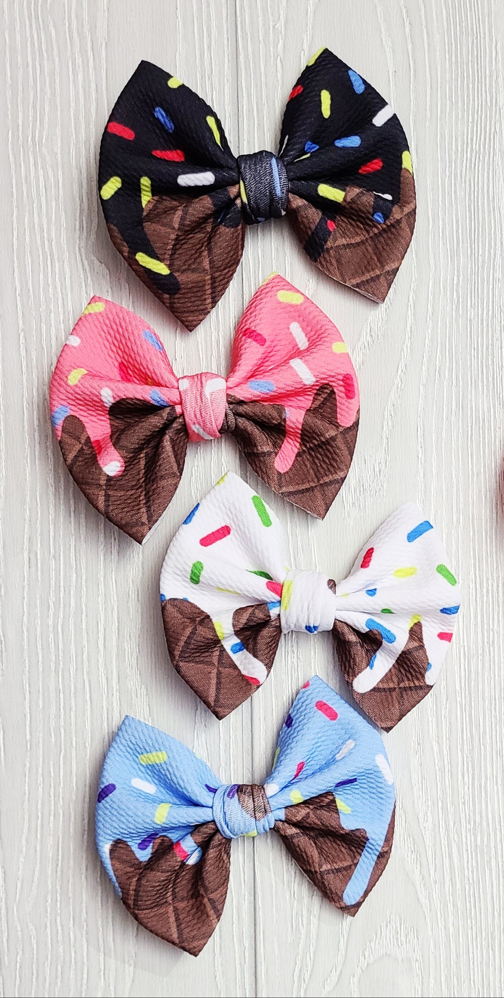 Chocolate Waffle Drip Cones
