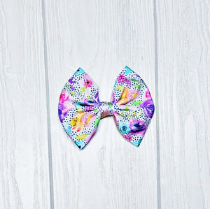 Spring Dot Floral (Swim Bow)