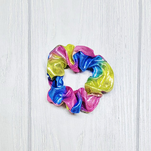 Rainbow Bright Scrunchies