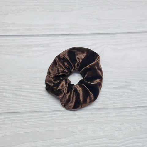 Chocolate Velvet Scrunchies