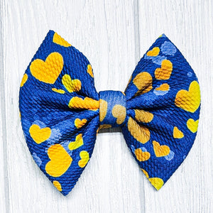 Golden Heart Splatter 💛💙