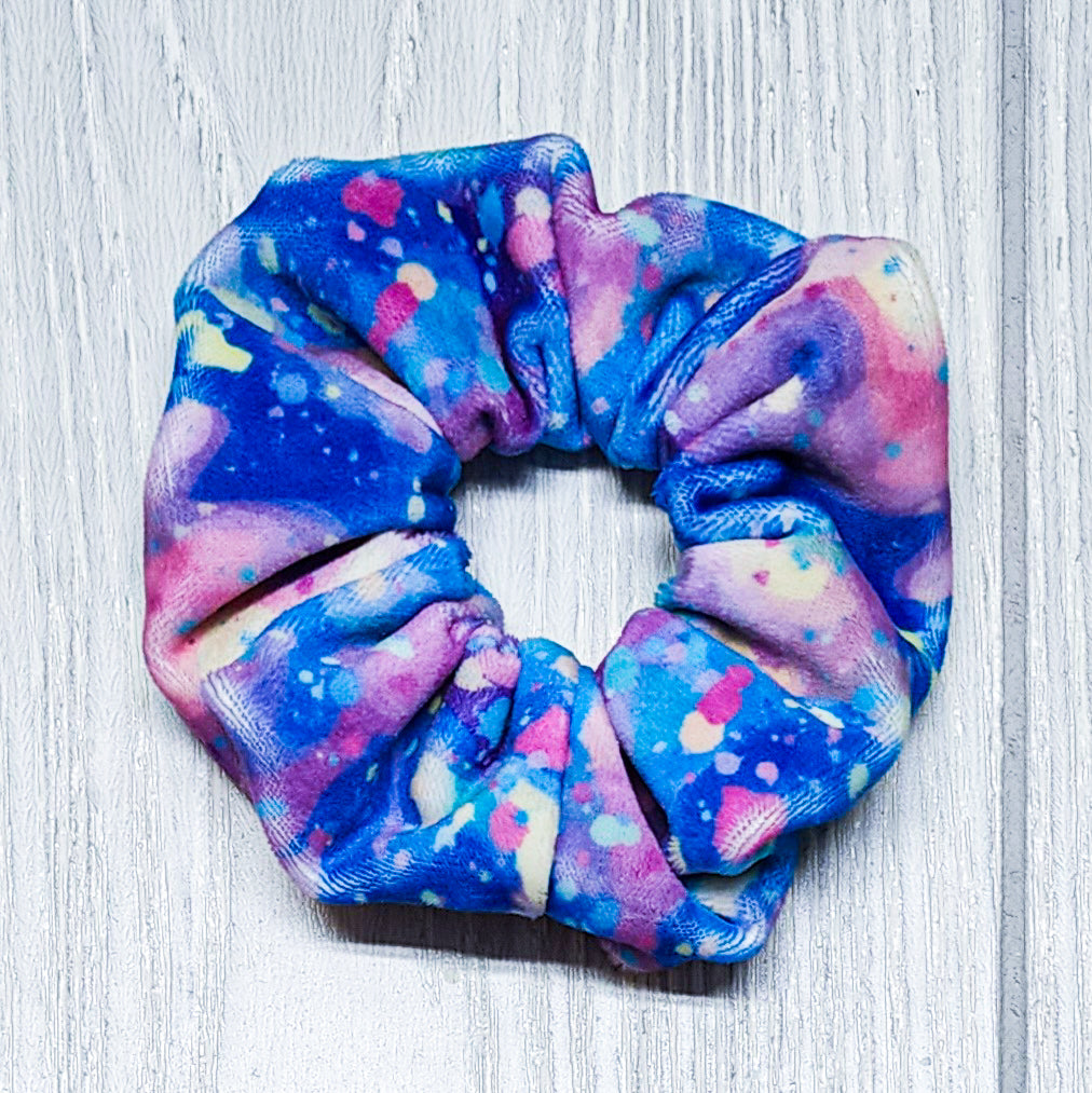 Paint Splatter Velvet Scrunchies