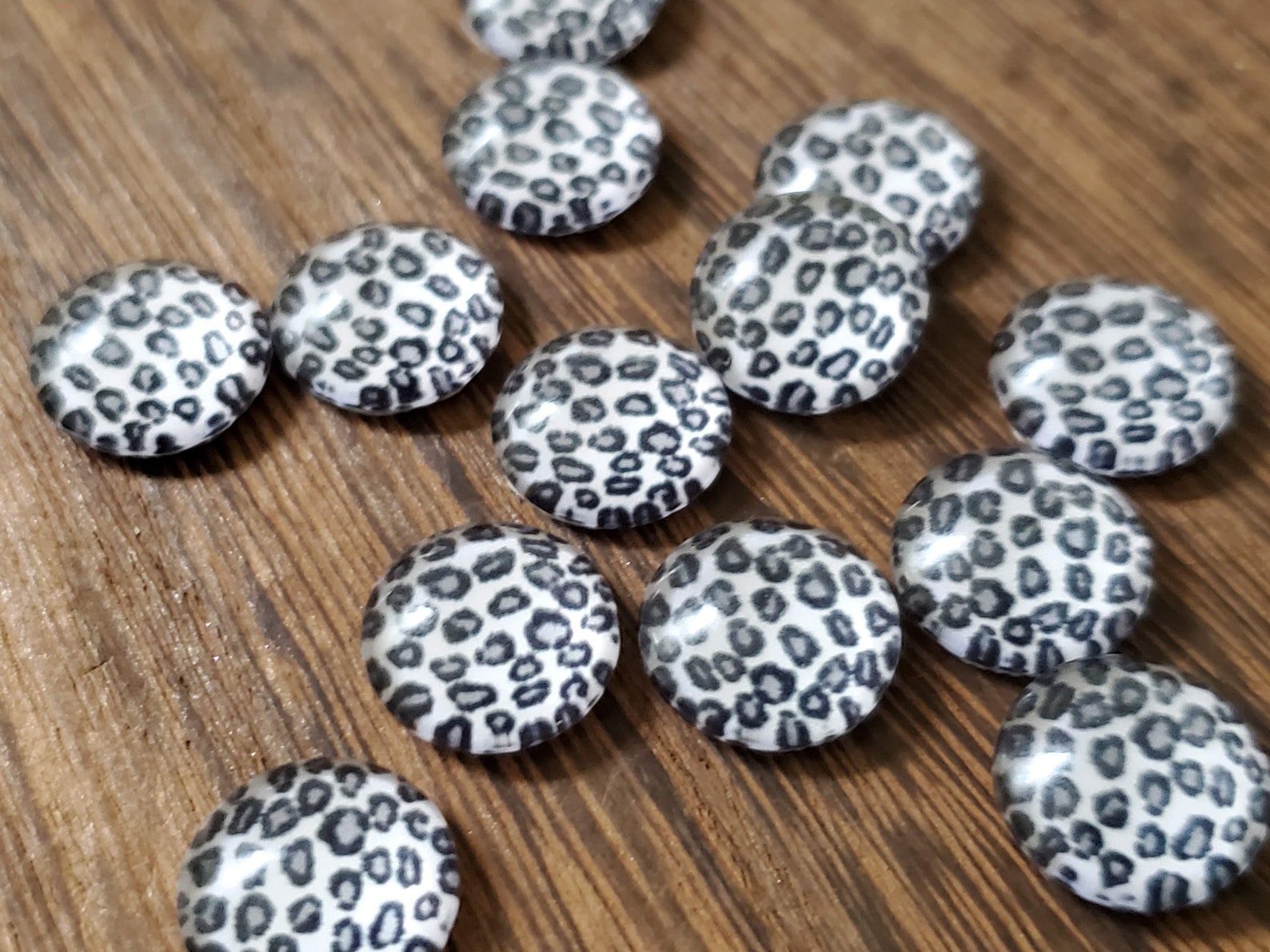 Snow Leopard Studs