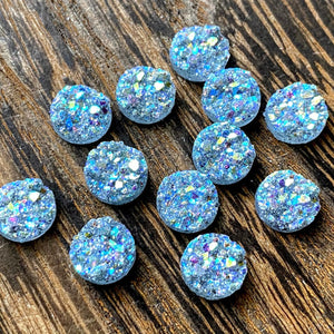 Rainbow Sparkle Druzy Studs