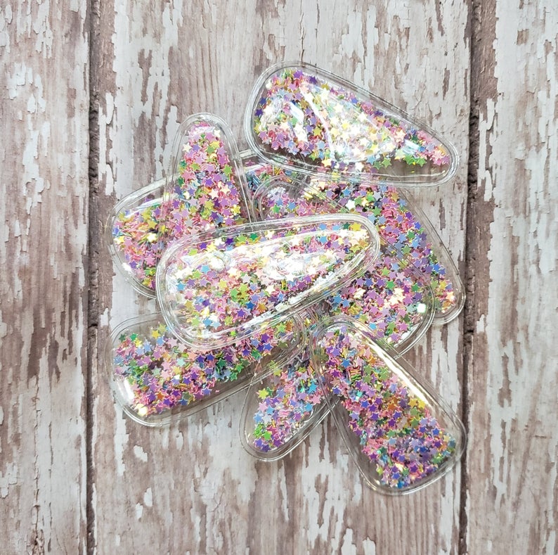 Confetti Star Shaker Clips